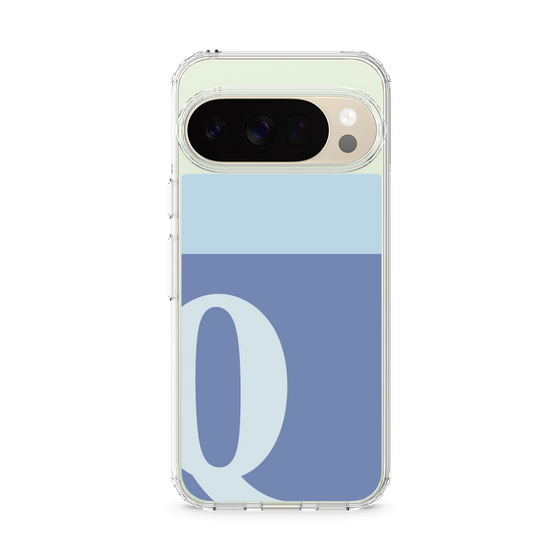 Slim Protection Case［ Original - initial two tone - Q blue ］