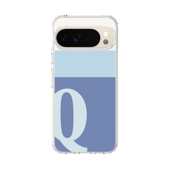 Slim Protection Case［ Original - initial two tone - Q blue ］