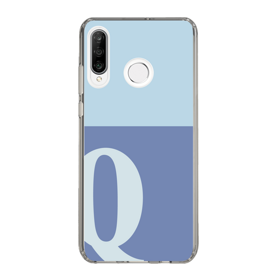 Slim Protection Case［ Original - initial two tone - Q blue ］