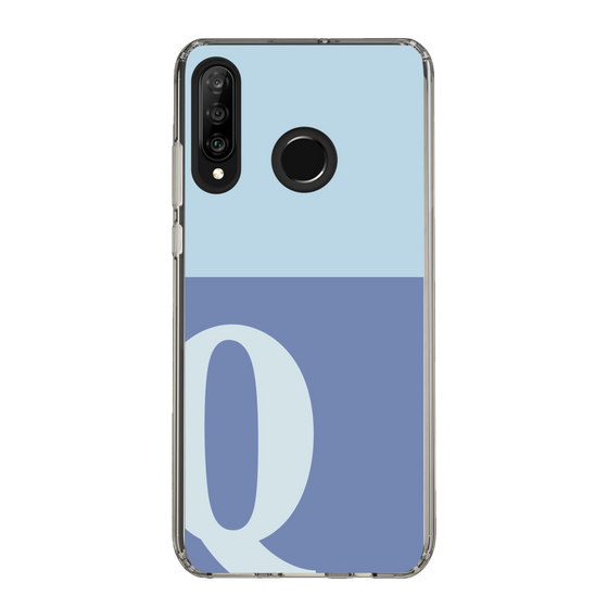 Slim Protection Case［ Original - initial two tone - Q blue ］