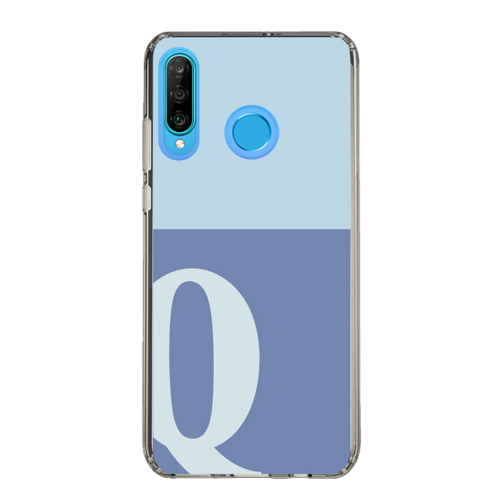 Slim Protection Case［ Original - initial two tone - Q blue ］