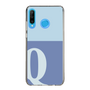 Slim Protection Case［ Original - initial two tone - Q blue ］