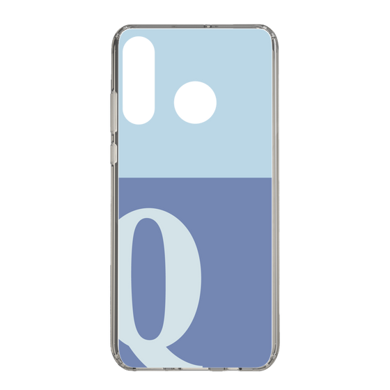 Slim Protection Case［ Original - initial two tone - Q blue ］