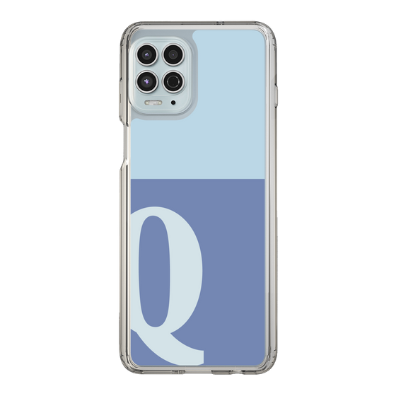 Slim Protection Case［ Original - initial two tone - Q blue ］