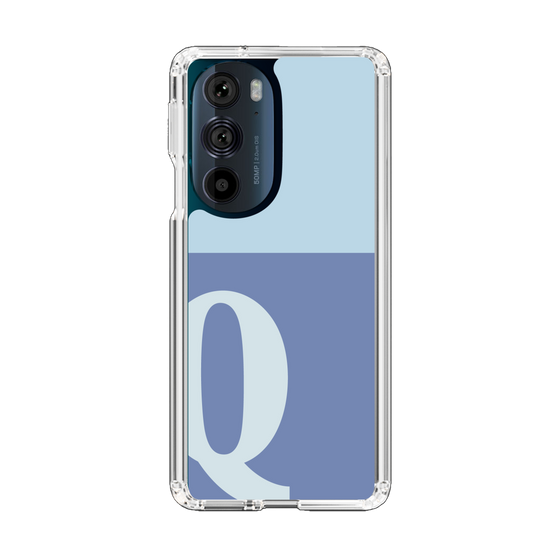 Slim Protection Case［ Original - initial two tone - Q blue ］