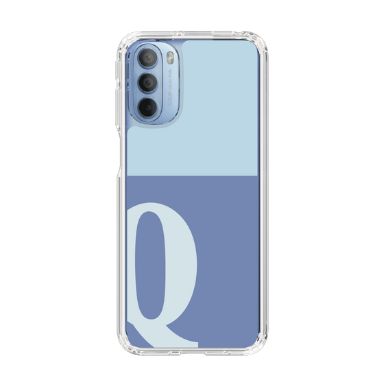 Slim Protection Case［ Original - initial two tone - Q blue ］