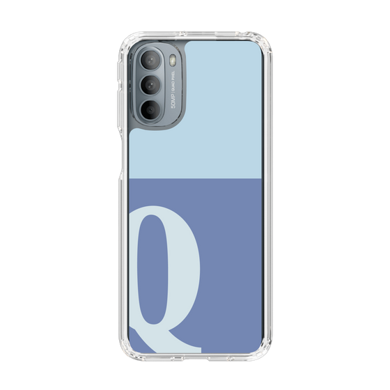 Slim Protection Case［ Original - initial two tone - Q blue ］