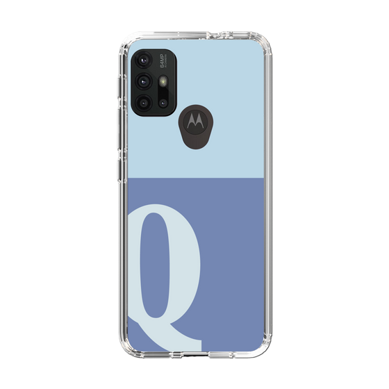 Slim Protection Case［ Original - initial two tone - Q blue ］