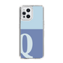 Slim Protection Case［ Original - initial two tone - Q blue ］