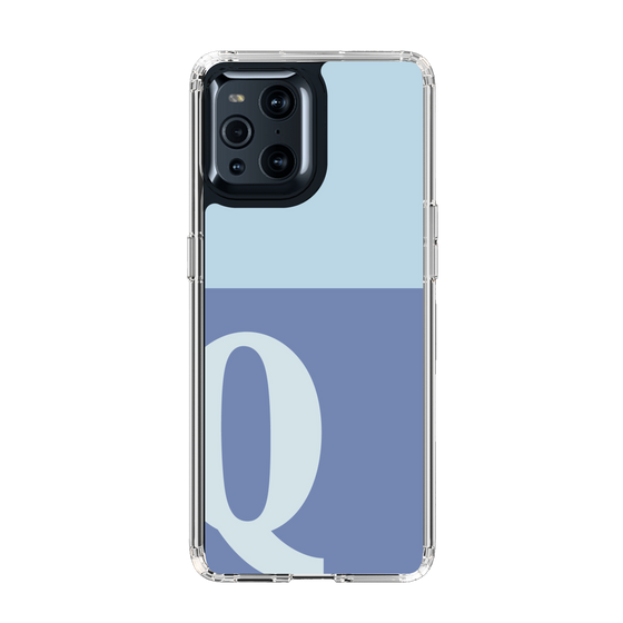 Slim Protection Case［ Original - initial two tone - Q blue ］