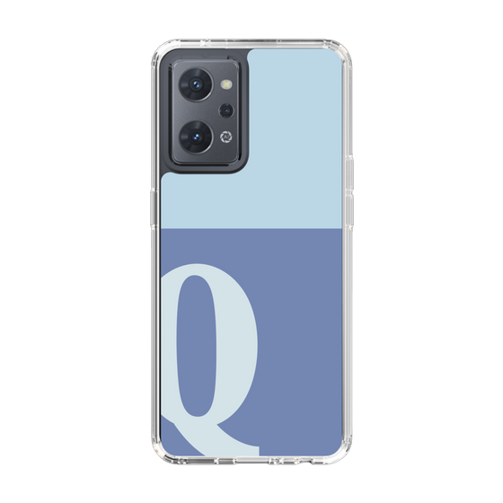 Slim Protection Case［ Original - initial two tone - Q blue ］