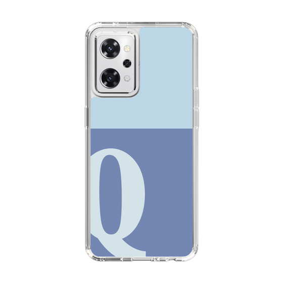 Slim Protection Case［ オリジナル - initial two tone - Q blue ］