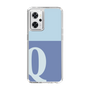 Slim Protection Case［ オリジナル - initial two tone - Q blue ］