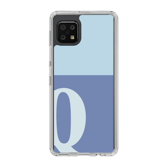 Slim Protection Case［ Original - initial two tone - Q blue ］