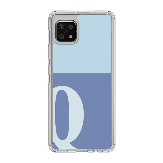 Slim Protection Case［ Original - initial two tone - Q blue ］