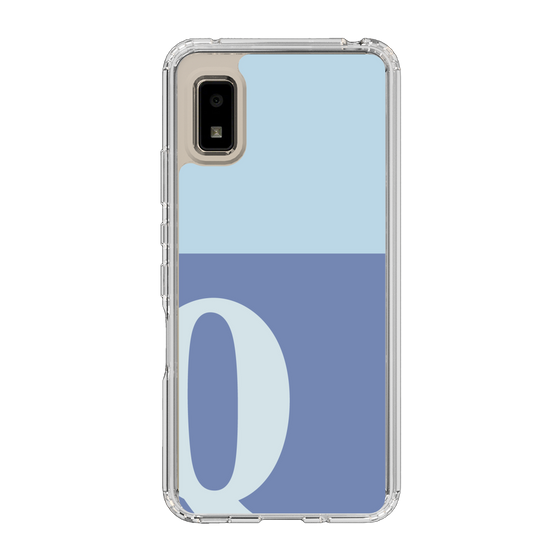 Slim Protection Case［ Original - initial two tone - Q blue ］