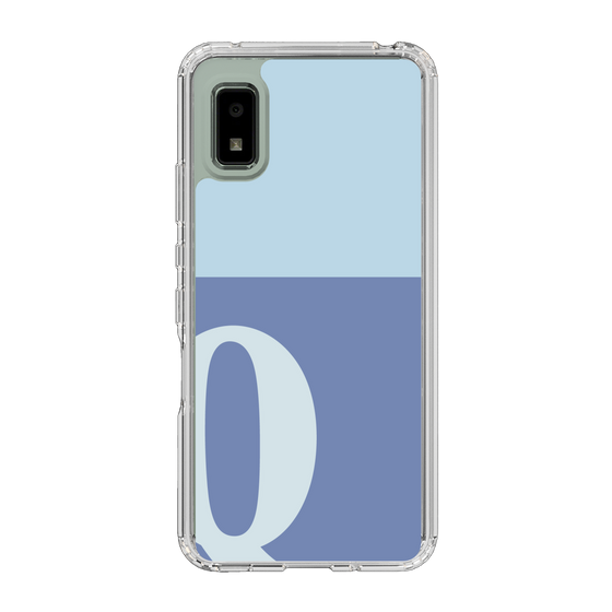 Slim Protection Case［ Original - initial two tone - Q blue ］