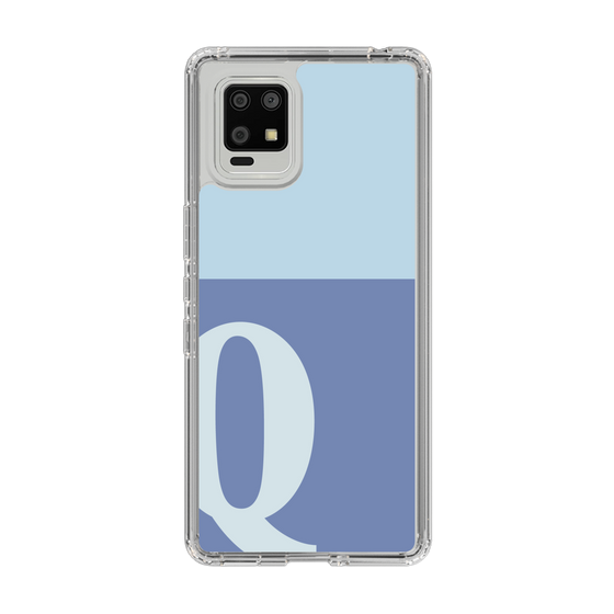 Slim Protection Case［ Original - initial two tone - Q blue ］