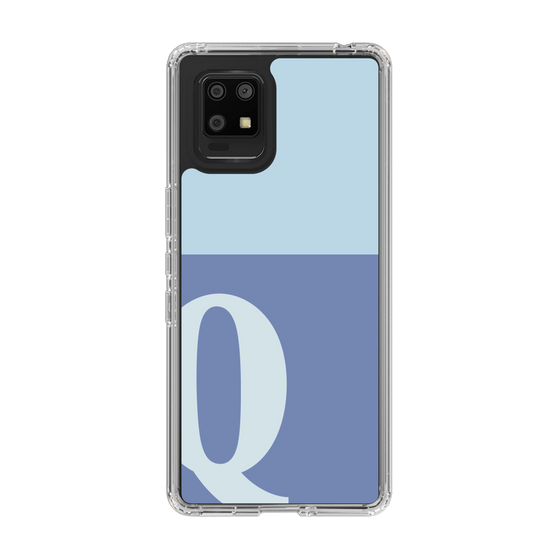 Slim Protection Case［ Original - initial two tone - Q blue ］