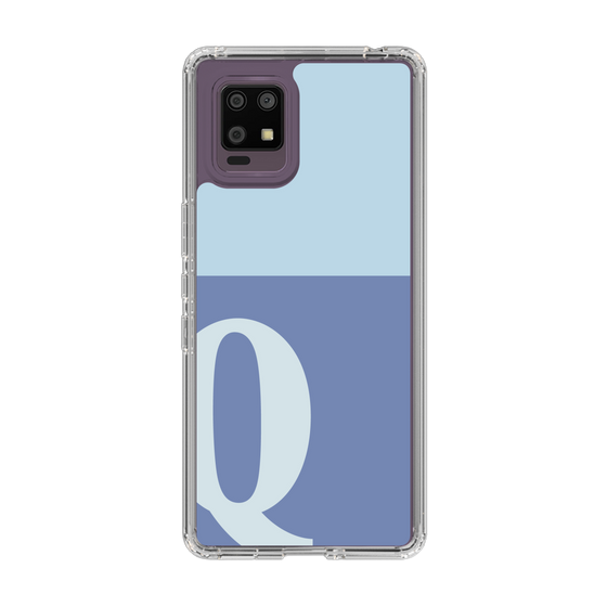 Slim Protection Case［ Original - initial two tone - Q blue ］