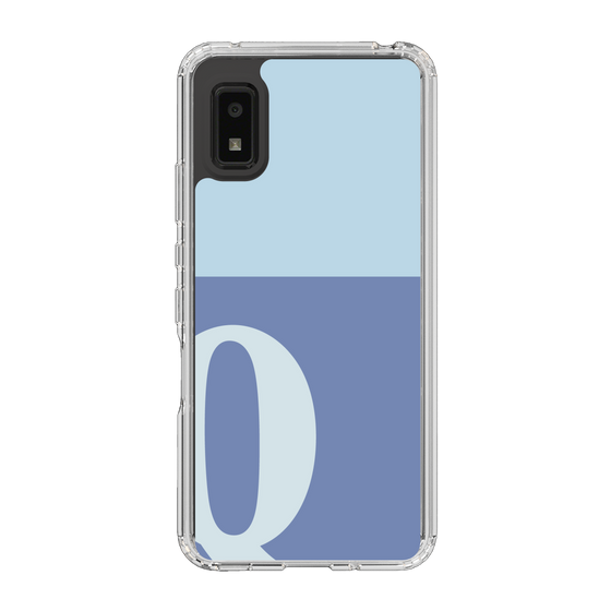 Slim Protection Case［ Original - initial two tone - Q blue ］