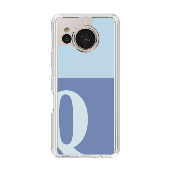 Slim Protection Case［ Original - initial two tone - Q blue ］