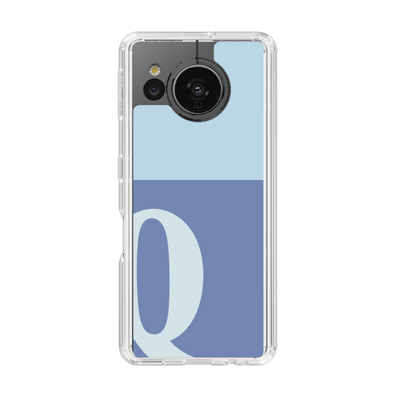 Slim Protection Case［ Original - initial two tone - Q blue ］
