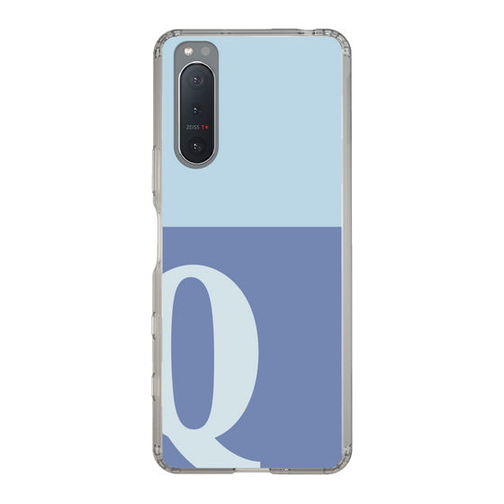 Slim Protection Case［ Original - initial two tone - Q blue ］