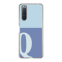 Slim Protection Case［ Original - initial two tone - Q blue ］