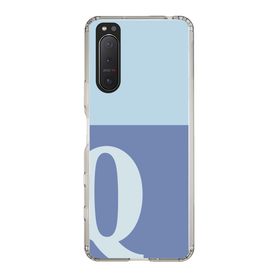 Slim Protection Case［ Original - initial two tone - Q blue ］