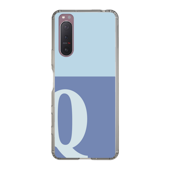 Slim Protection Case［ Original - initial two tone - Q blue ］