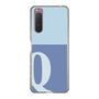 Slim Protection Case［ Original - initial two tone - Q blue ］