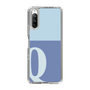 Slim Protection Case［ Original - initial two tone - Q blue ］