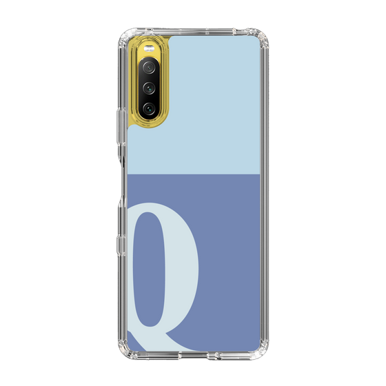 Slim Protection Case［ Original - initial two tone - Q blue ］