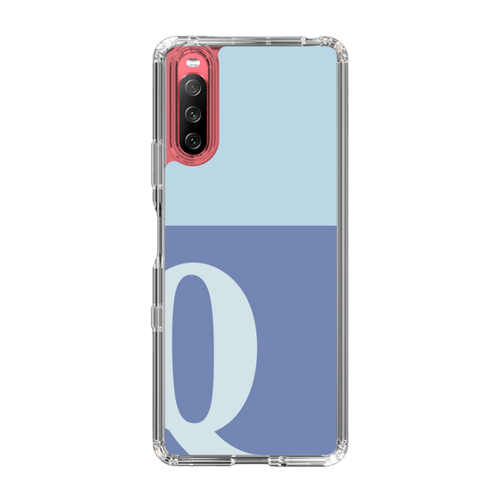 Slim Protection Case［ Original - initial two tone - Q blue ］