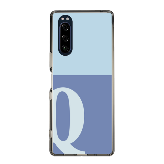 Slim Protection Case［ Original - initial two tone - Q blue ］