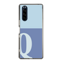 Slim Protection Case［ Original - initial two tone - Q blue ］