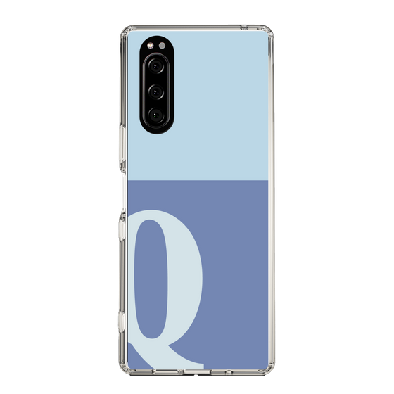 Slim Protection Case［ Original - initial two tone - Q blue ］