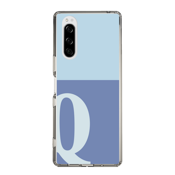 Slim Protection Case［ Original - initial two tone - Q blue ］