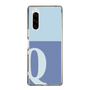 Slim Protection Case［ Original - initial two tone - Q blue ］