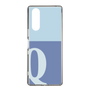 Slim Protection Case［ Original - initial two tone - Q blue ］