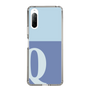 Slim Protection Case［ Original - initial two tone - Q blue ］