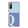 Slim Protection Case［ Original - initial two tone - Q blue ］