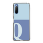Slim Protection Case［ Original - initial two tone - Q blue ］
