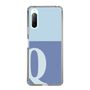 Slim Protection Case［ Original - initial two tone - Q blue ］