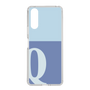 Slim Protection Case［ Original - initial two tone - Q blue ］