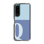 Slim Protection Case［ Original - initial two tone - Q blue ］