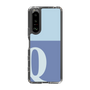 Slim Protection Case［ Original - initial two tone - Q blue ］