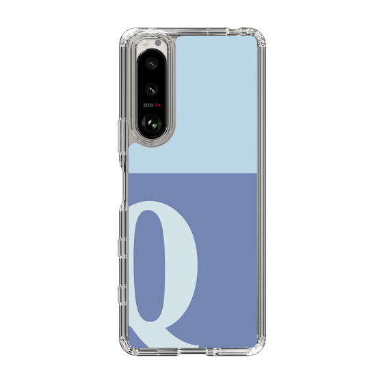 Slim Protection Case［ Original - initial two tone - Q blue ］