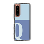 Slim Protection Case［ Original - initial two tone - Q blue ］